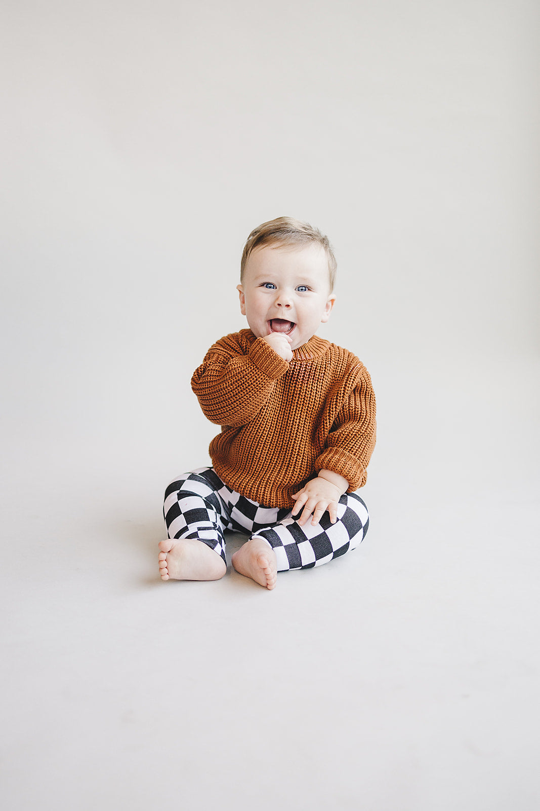 Chunky Knit Sweater | Rust