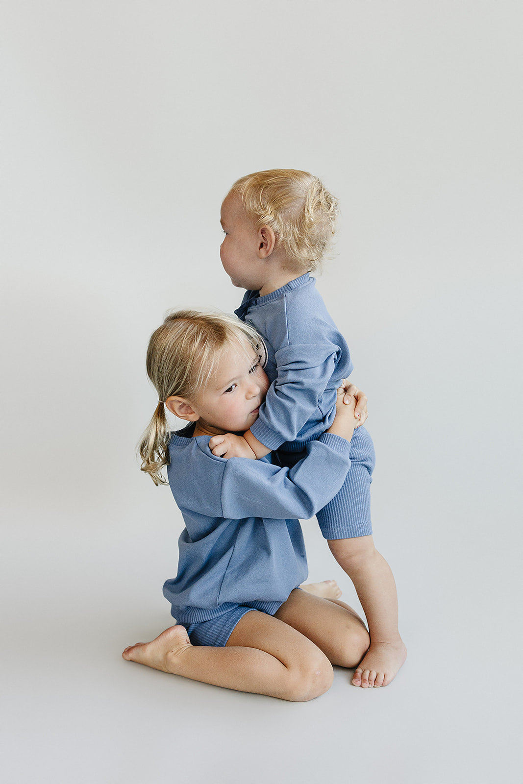 Biker Shorts Set | Blue