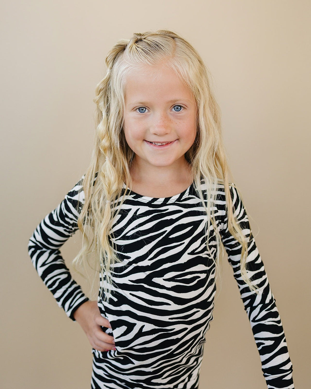 Bamboo Two Piece Set | Zebra