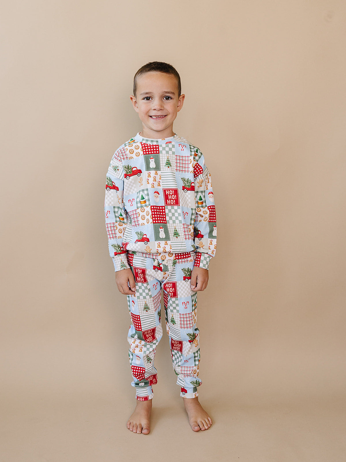 Jogger Set | Christmas Patchwork