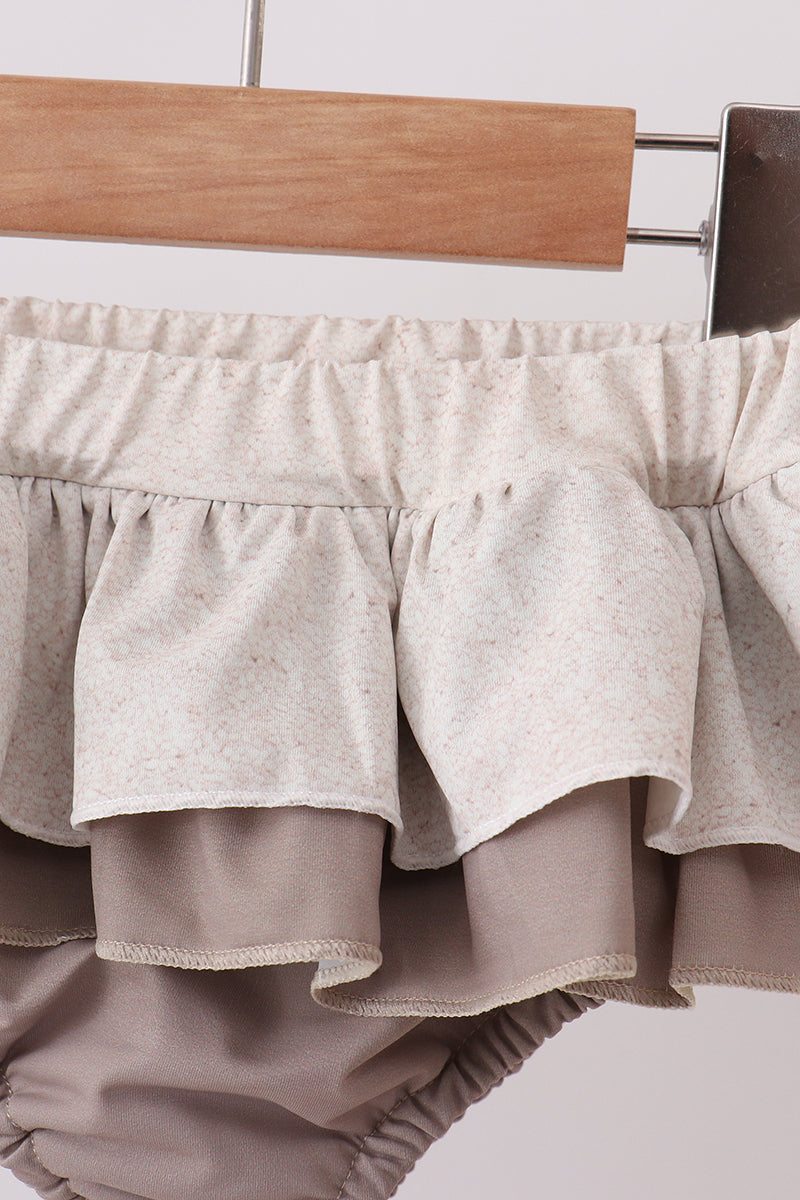 Khaki Character UPF 2pc Swim Set