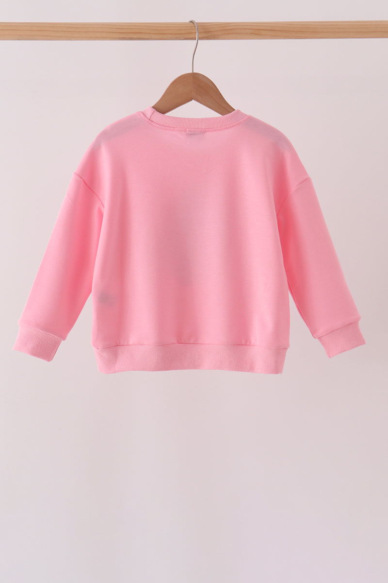 Pink Santa Sequin Top