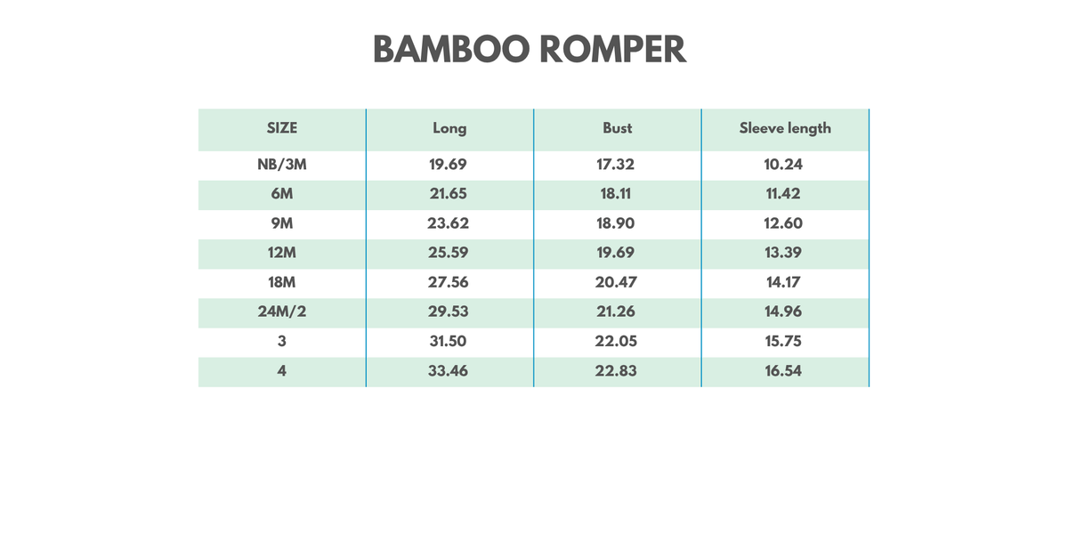Blue princess ruffle bamboo romper