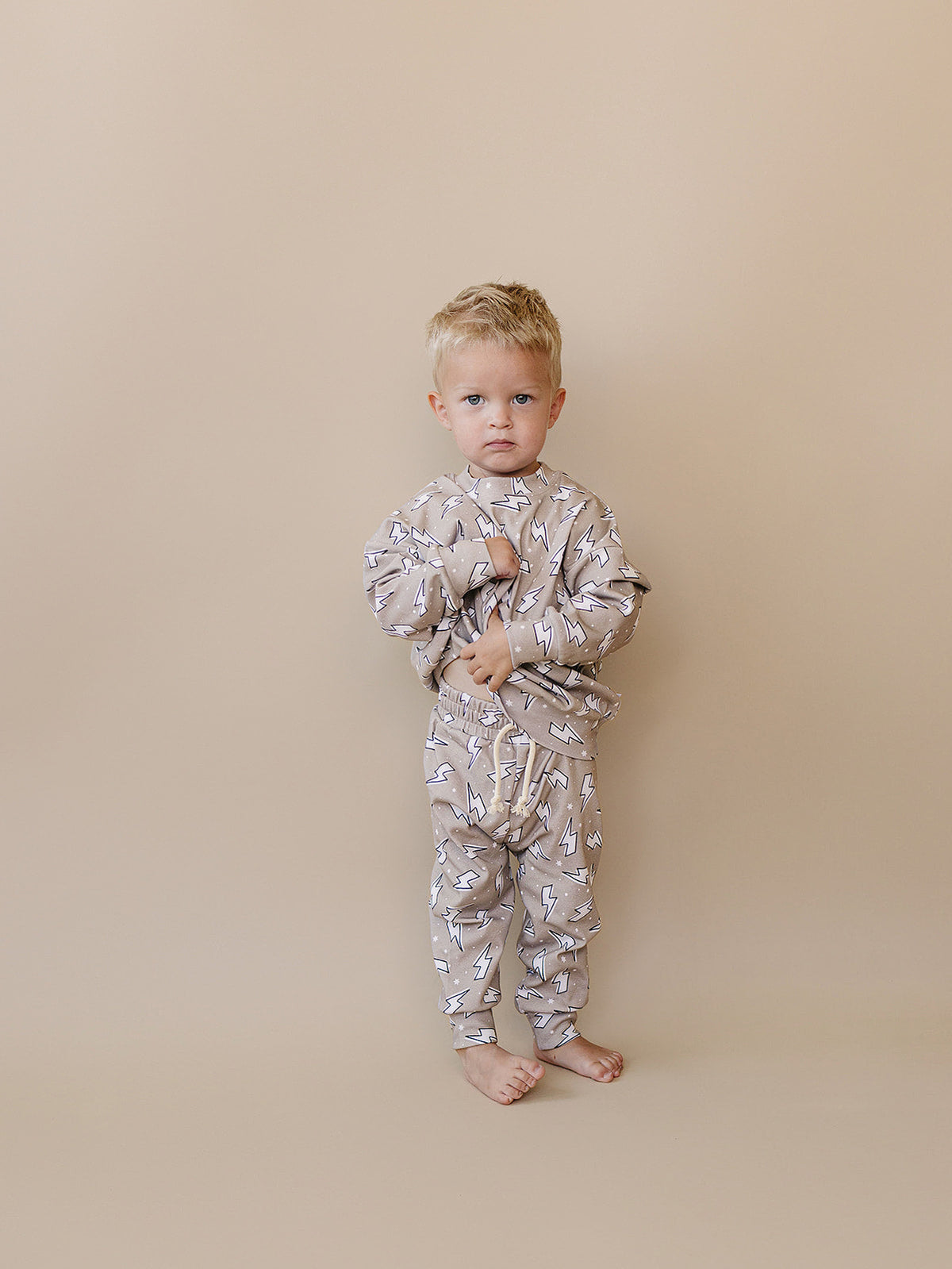 Jogger Set | Latte Bolts