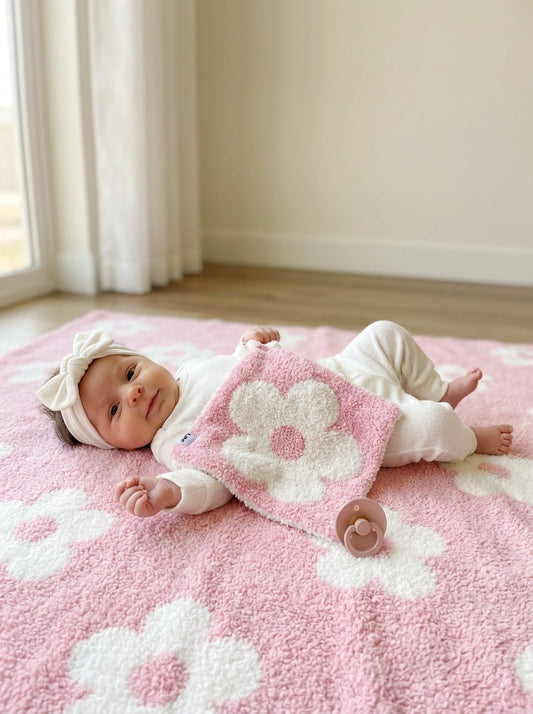 Daisy Plush Lovey | Pink